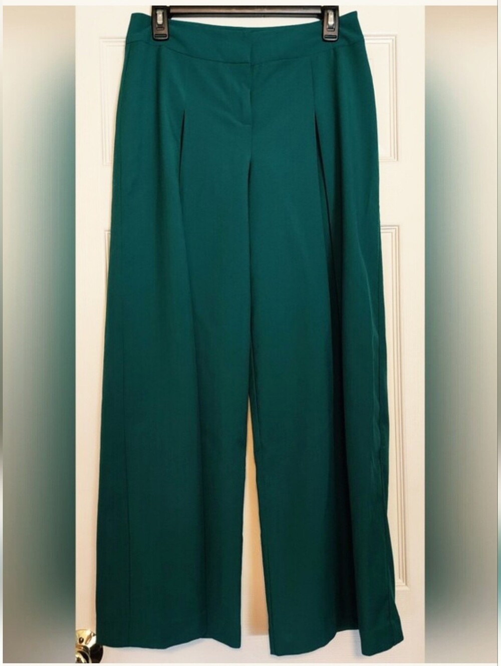 Metrostyle Green Wide-Leg Trousers